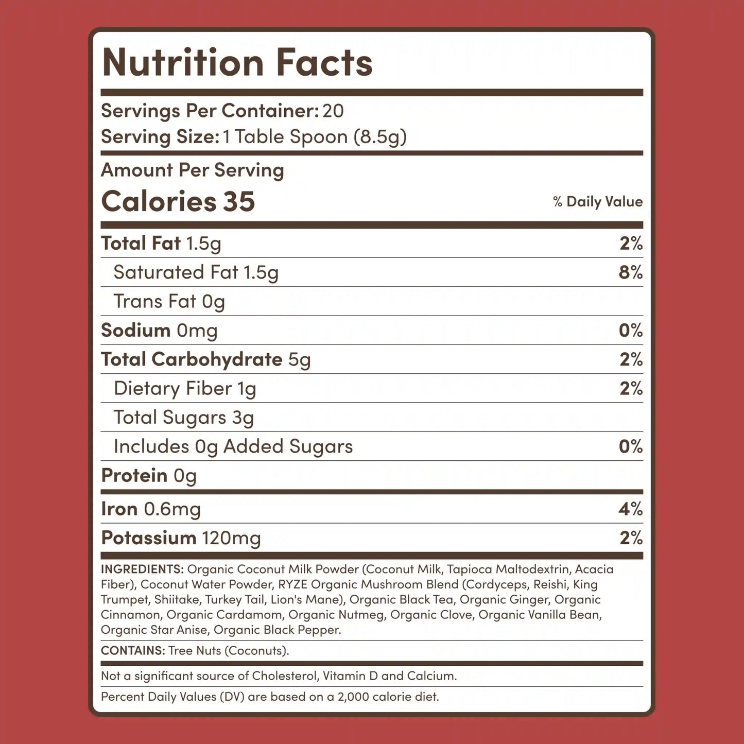 Mushroom Chai (20 Servings)