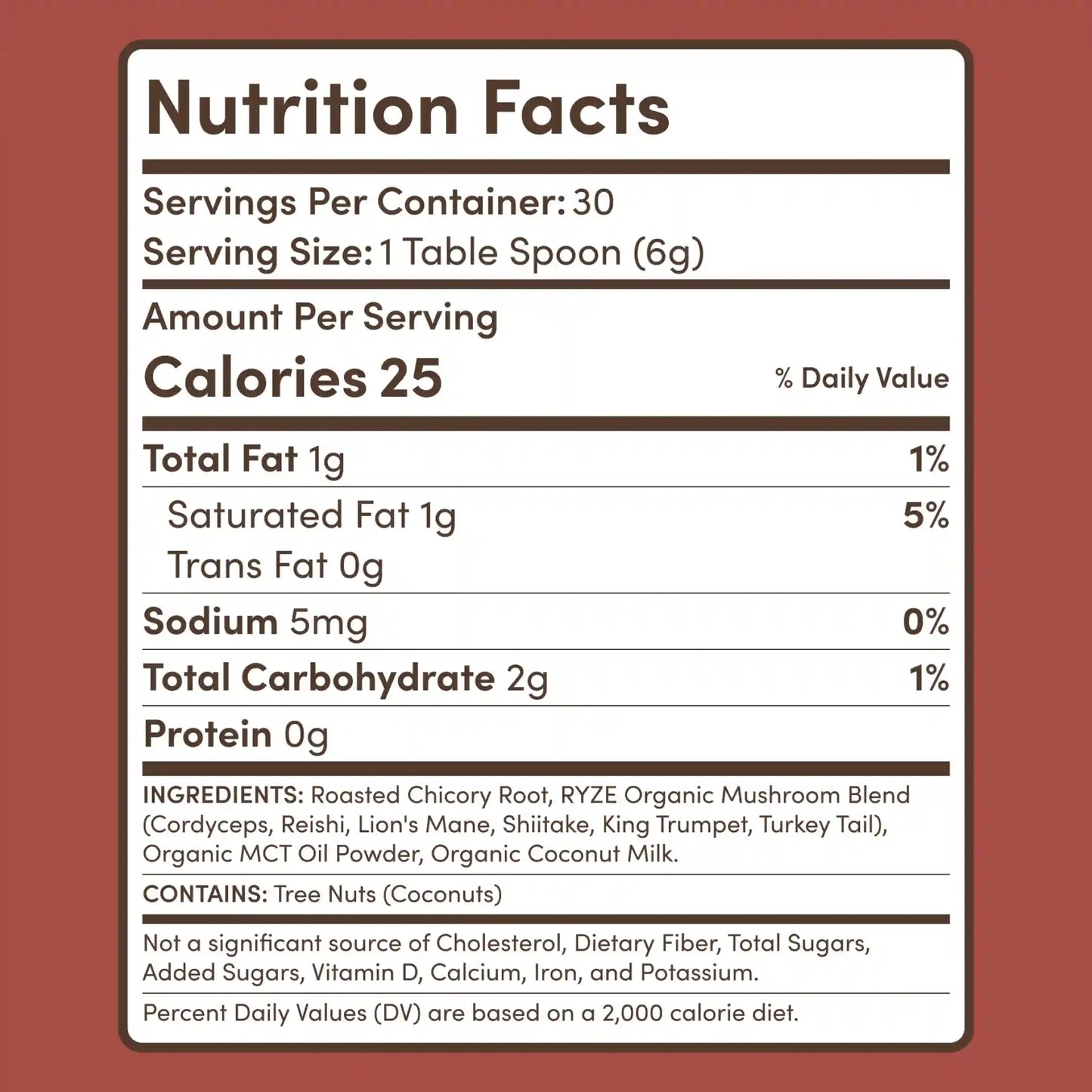 Mushroom Chicory (30 Servings)